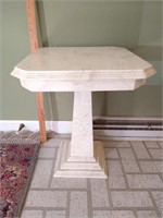 Small marble side table