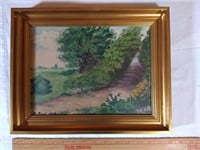 Margeret Stael oil landscape scene