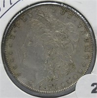 1879 Morgan Silver Dollar.