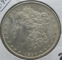 1896 Morgan Silver Dollar.