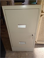 2 drawer locking metal file cabinet