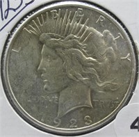 1923-S Peace Silver Dollar.