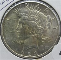 1923-S Peace Silver Dollar.