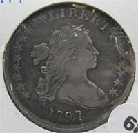 1797 Liberty Silver Dollar.
