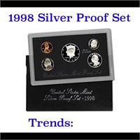 1998 United States Mint Silver Proof Set