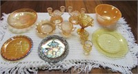 Fire King Peach Lusterware Bowl Lot