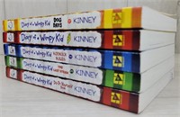 Diary Of Wimpy Kid Book Lot (5)