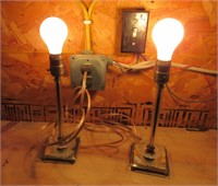 Bedside Lamps - No Shades