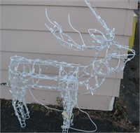 Big Outdoor Lighted Reindeer