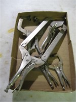 5pc Vise Grip Welding Clamps
