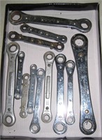 12 Assorted Ratchet Wrenches