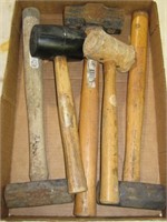 5 Assorted Hammers/Mallets