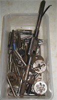 Box of Assorted Taps & Dies