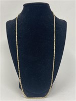 14K Gold Necklace Chain Marked LFS