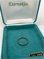 Size 9 14K EternaGold Gold Ring