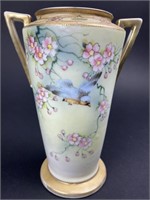 Nippon Hand Painted Vase 7"