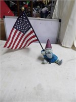 Gnome with a Flag