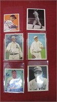 Lot of 6 Baseball Trading Cards