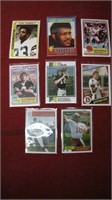 8 Football Trading cards