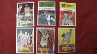 6 Basketball Trading Cards