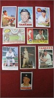 9 Assorted Mickey Mantle Trading Cards