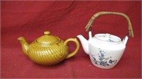 Pair Vintage Ceramic Tea Pots