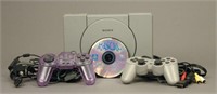 Original Sony Playstation with Controllers & Game