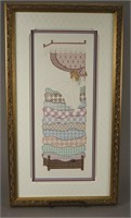 Framed Counted Thread Art by Needle Woman East