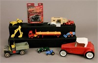 Assorted Matchbox Cars - Tractors - Trucks