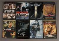 8 Action DVD's - Bourne Supremacy & Ultimatum