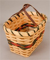 Emma Miller Handwoven Basket with Handles