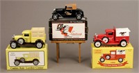 3 Die Cast Limited Edition Coin Bank Trucks