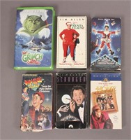 6 Assorted Christmas Holiday VHS Movies