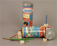 2 Vintage Tinker Toy Construction Sets
