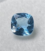 Certified 1.64 Cts Cushion Cut Natural Topaz