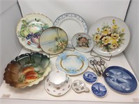 Decorative Plates, Bowl, Teacup & Spoons
