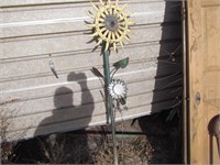 Steel Sunflower Decor
