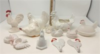 Assorted Chicken Decorative Items