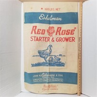 Eshelman Red Rose Starter & Grower Feed Sack