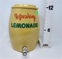 Vintage "Refreshing Lemonade" Yellow Crock