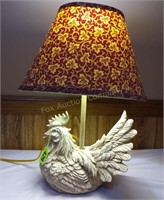 Chicken Lamp Cream Colored