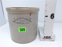 Monmouth Pottery Co. Stoneware Crock
