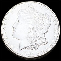 1901-O Silver Morgan Dollar Nicely Circulated