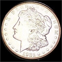 1921 Silver Morgan Dollar BU