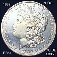 1889 Silver Morgan Dollar Choice Proof