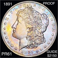 1891 Silver Morgan Proof