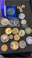 Misc coins tokens & medals