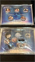 2 Obama coin sets