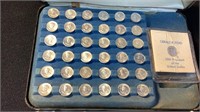Sterling Presidential mini coin set Franklin Mint