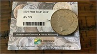 1922-S Peace Silver dollar VF